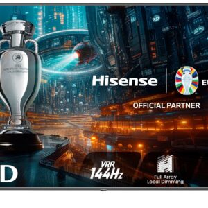 Hisense 55E77NQ PRO QLED-Fernseher (139 cm/55 Zoll, 4K Ultra HD, Smart-TV, 4K UHD, QLED)